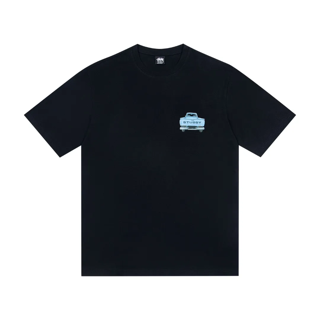 XY 116# P55 （In Stock ） Stussy SS 25 PICKUP TEE T Same Style ：Black White Size：S M L XL ： 260 ：
